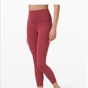 Lululemon align 25” Chianti leggings